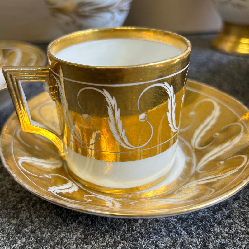 Servizio da collezione Impero lattiera zuccheriera caffettiera