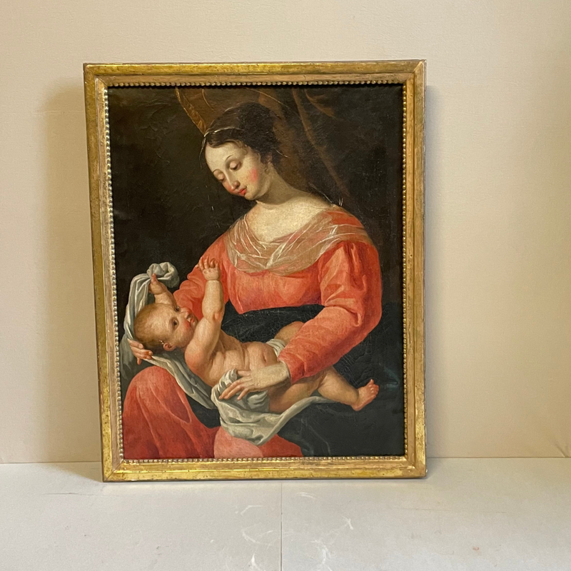 QUADRO MADONNA CON BAMBINO